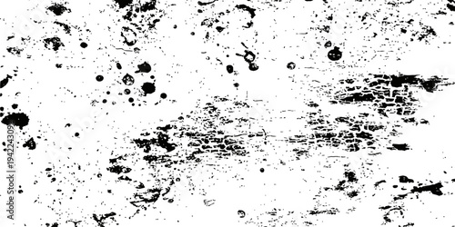 Extreme Grunge Texture Overlay Vector Distressed Background with Ink Splatter and Cracked Paint Effect