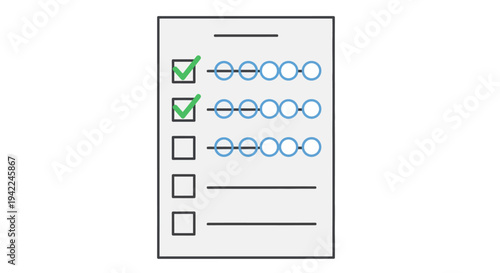 Multiple Choice Test Form.