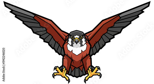 Red and Black Eagle.