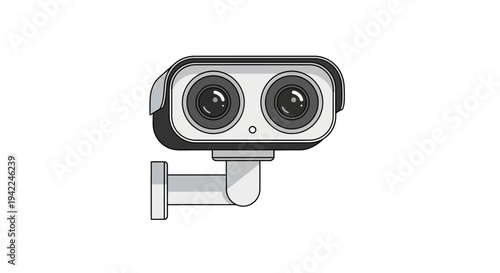 Security Camera Illustration.