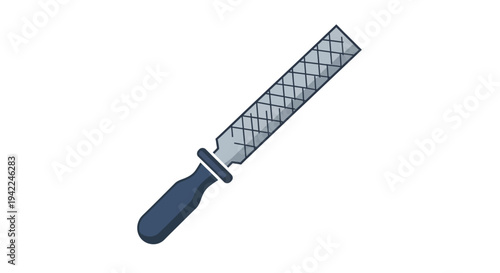 Sharp Knife Illustration.