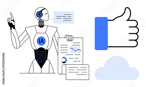 Artificial intelligence concept. Artificial intelligence streamlining data analytics and cloud technology for innovation and efficiency. Artificial intelligence enhancing decision-making processes