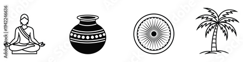 Symbolic representations of spirituality, culture, and nature in ancient iconography