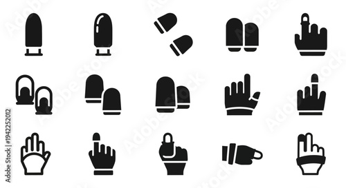 Collection of Hand Gestures and Symbols in Various Forms and Orientations
