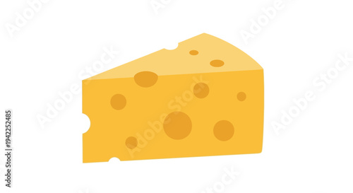 Yellow Cheese Wedge.