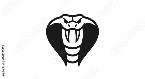 Black Cobra Snake Head.