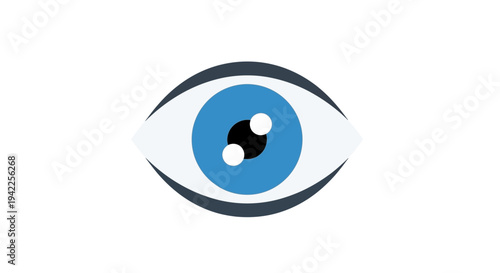 Blue Eye Illustration.