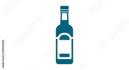 Bottle Icon Illustration.