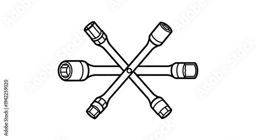 Cable Connectors Crossed.