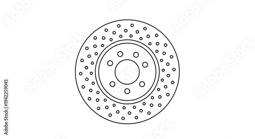 Car Brake Rotor Disc.
