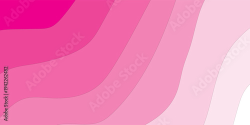 Abstract Pink Gradient Waves Background.