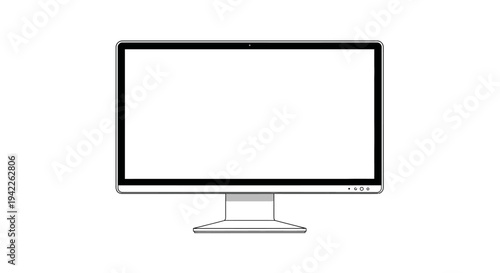 Computer Monitor Display Screen.