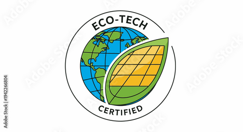 Eco-Tech Certified Green Technology Logo.