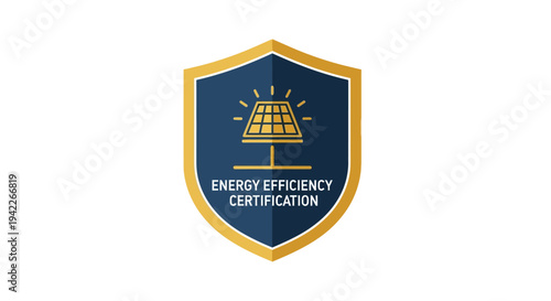 Energy Efficiency Certification Badge.