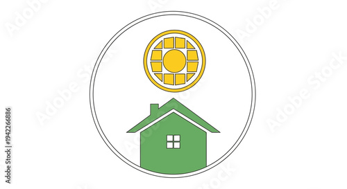Solar Energy Home Renewable Energy House Green Building.