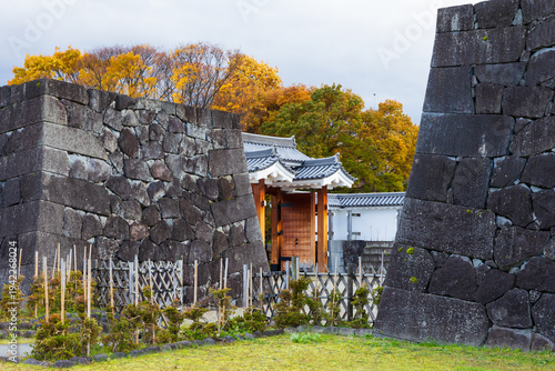 Obraz na plátně 日本の風景・秋　山形　日本100名城　紅葉の霞城公園（山形城跡）
