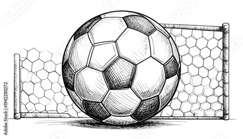 soccer ball on white background