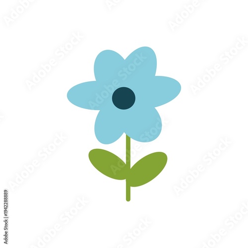 Cute Flower Clipart for Nature Theme Design