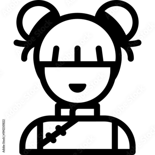 Girl Female Child Icon