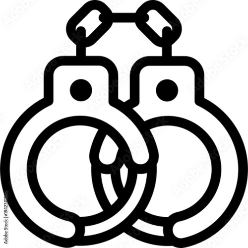 Handcuffs Arrest Police Icon