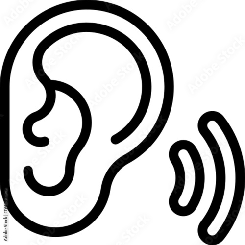 Hear Listening Audio Icon