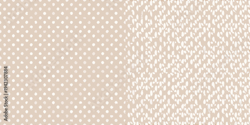 Beige and white abstract patterns creating a textured background effect