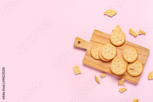 Composition with wooden boa...