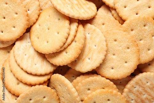 Tasty crackers as backgroun...