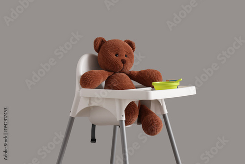 Cute teddy bear toy with bo...