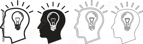 Innovative ideas and creative thinking concepts