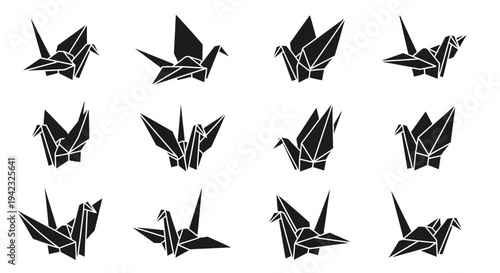 Diverse Collection of Black Silhouette Broccoli Icons for Healthy Eating Concepts and Organic Food Graphic Designs, Ideal for Nutrition, Culinary Websites, and Wellness Branding