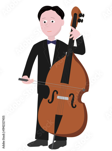 楽器を演奏しているミュージシャン。