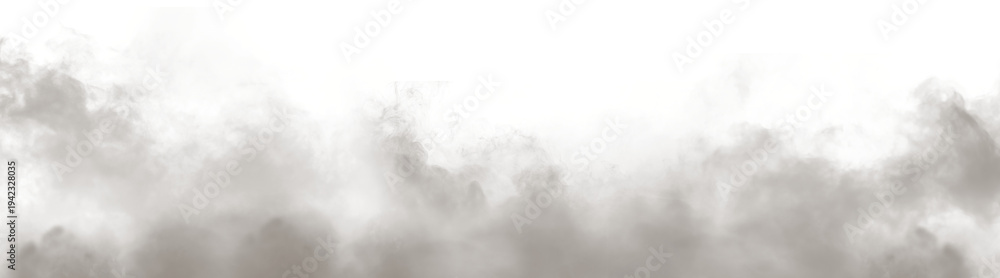 Fototapeta premium Burnt Smoke Floating Steam or Vapor Effect Transparent Background