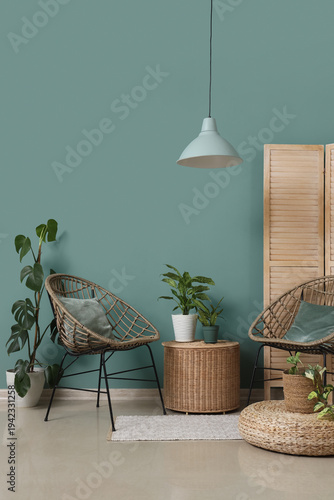 Interior of living room wit...