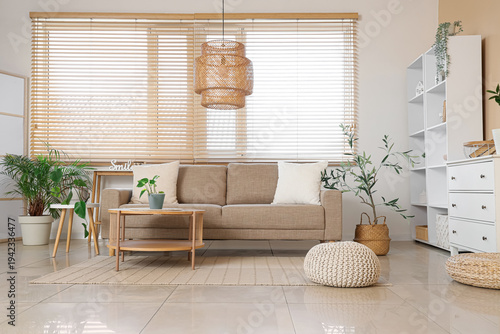 Interior of living room wit...