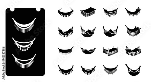 Assorted Eyelash Extensions and False Lashes on Display Card in Studio Setting