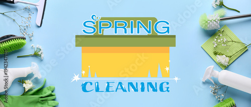 Frame made of cleaning supp...