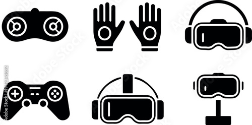 Game controller icons collection