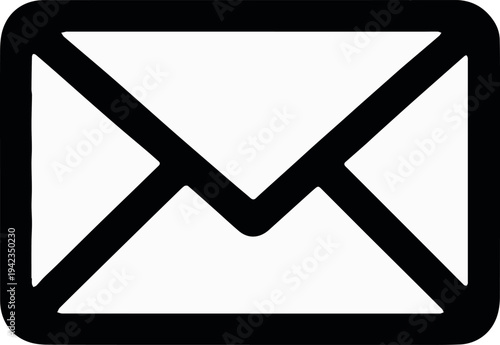 Envelope icon for email and messaging interfaces