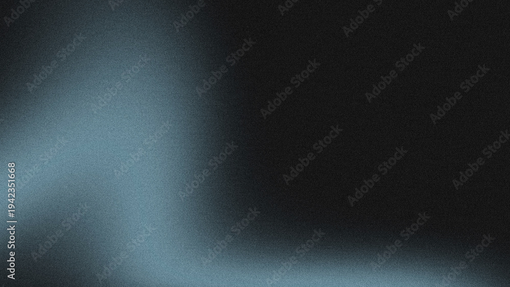 Fototapeta premium Dark blue to black gradient abstract background with fine-grained texture and subtle noise, ideal for modern design, tech, and premium branding projects.