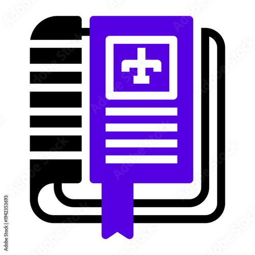 book of law icon two tone color