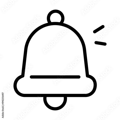 Notification bell icon representing alerts and reminders for project updates
