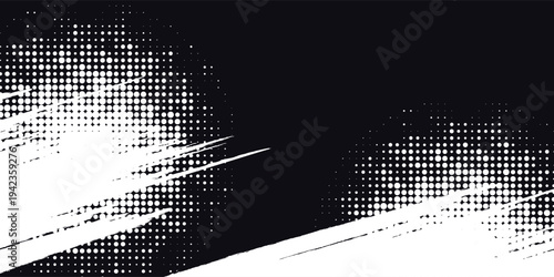 Basic halftone dots effect in black and white color. Halftone effect. Dot halftone. Black white halftone.Background with monochrome dotted texture. Polka dot pattern template. circle dot. modern