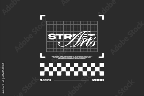 street arts streetwear modern template asset