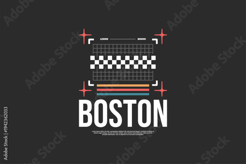 boston streetwear modern template asset