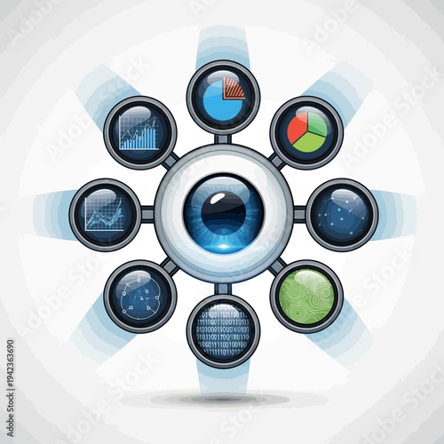 Data Visualization Dashboard Displaying Insights and Trends in Analytics