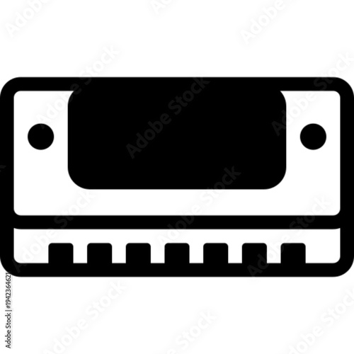 Harmonica Musical Instrument Icon