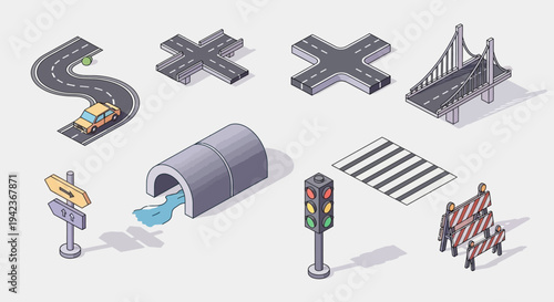 Abstract business card design featuring a vector illustration set of paper mail icons and mailbox symbols on a conceptual water beach background