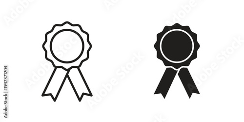 Badge icon for web and mobile app. Vector icons