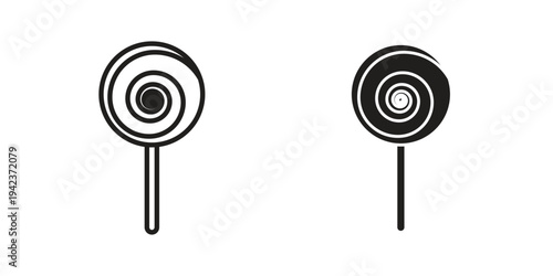 Candy icon for web and mobile app. Vector icons